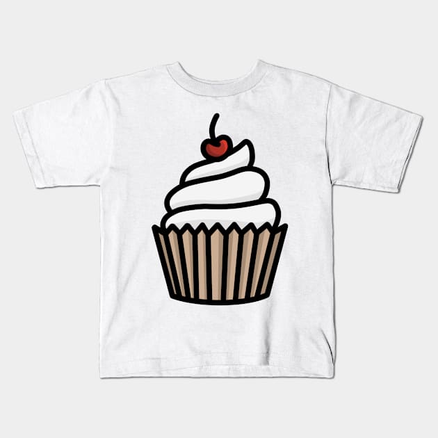 Cupcake Kids T-Shirt by Reeseworks